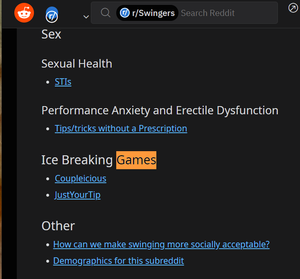 Success! Selected for the r/Swingers wiki Suggested Icebreaker Games